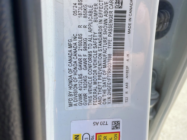 Used 2024 Honda Civic EX image 34