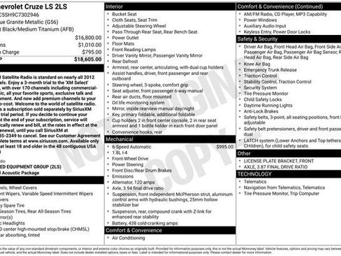 Used 2012 Chevrolet Cruze LS image 19