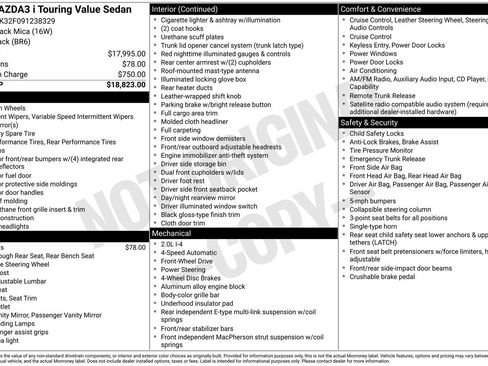 Used 2009 MAZDA MAZDA3 i Touring Value image 35