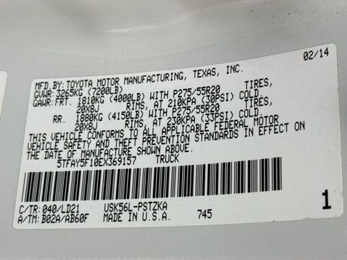 Used 2014 Toyota Tundra 1794 Edition AWD/4WD image 36