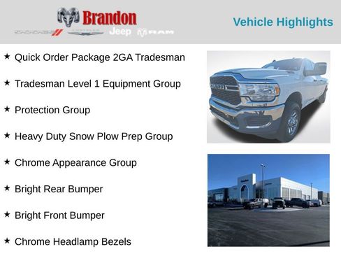 Used 2023 RAM 2500 Tradesman w/ Chrome Appearance Group image 2