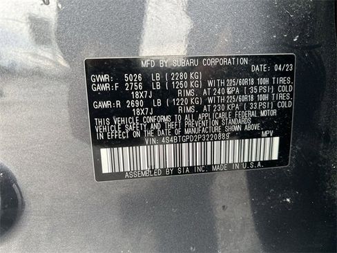 Used 2023 Subaru Outback Touring XT image 26