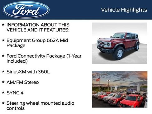 New 2026 Ford Bronco Heritage Edition AWD/4WD image 4
