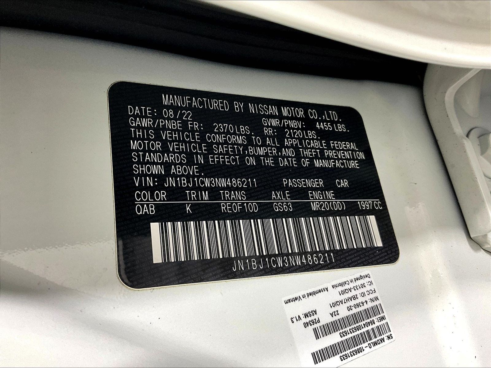 Certified 2022 Nissan Rogue Sport SL w/ Premium Package AWD/4WD image 19