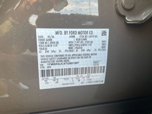 New 2026 Ford Explorer Tremor w/ Tremor Ultimate Package AWD/4WD image 18