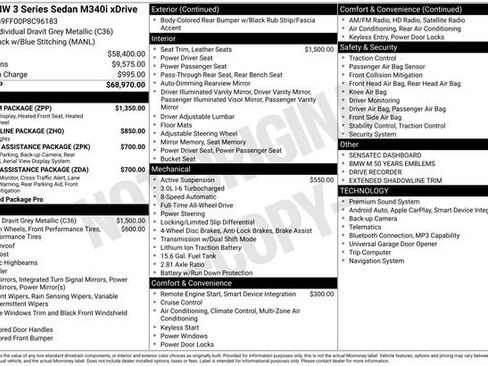 Used 2023 BMW M340i xDrive M340i xDrive w/ Premium Package image 46