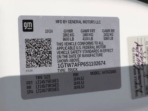 New 2025 GMC Savana 2500 w/ Driver Convenience Package image 14