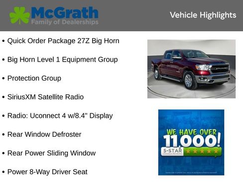 Used 2020 RAM 1500 Big Horn AWD/4WD image 5