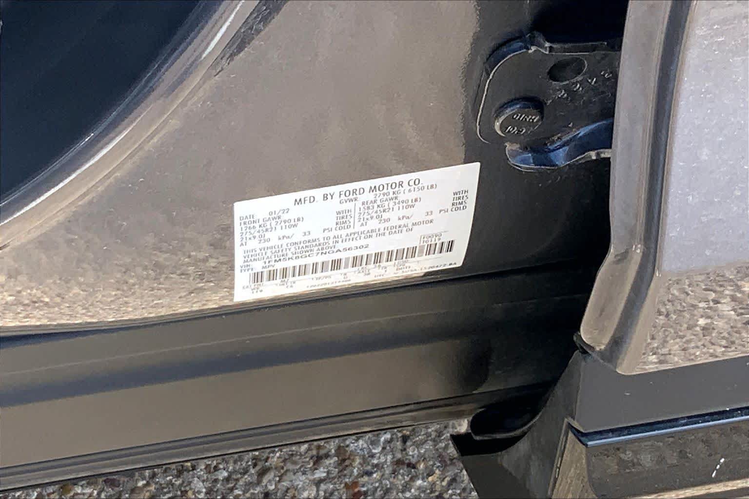Certified 2022 Ford Explorer ST w/ Equipment Group 401A AWD/4WD image 36