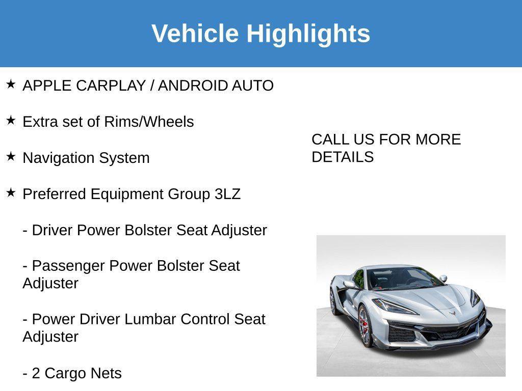 Used 2023 Chevrolet Corvette Z06 w/ Z07 Performance Package RWD image 8