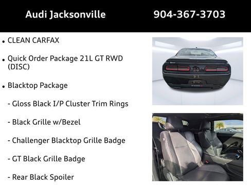 Used 2019 Dodge Challenger GT w/ Blacktop Package image 9