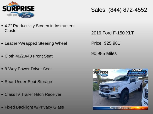 Used 2019 Ford F150 XLT w/ Equipment Group 301A Mid AWD/4WD image 17