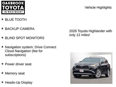 Certified 2026 Toyota Highlander Platinum AWD/4WD image 6
