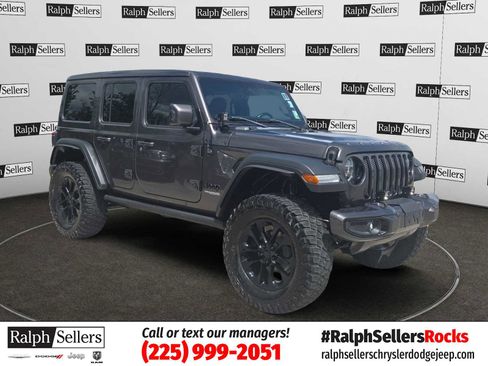 Used 2021 Jeep Wrangler Unlimited Sahara AWD/4WD image 1