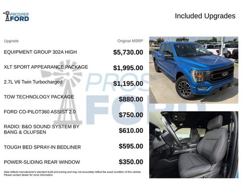 Used 2021 Ford F150 XLT w/ Equipment Group 302A High AWD/4WD image 3