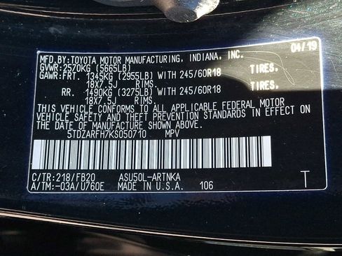 Used 2019 Toyota Highlander LE FWD image 26