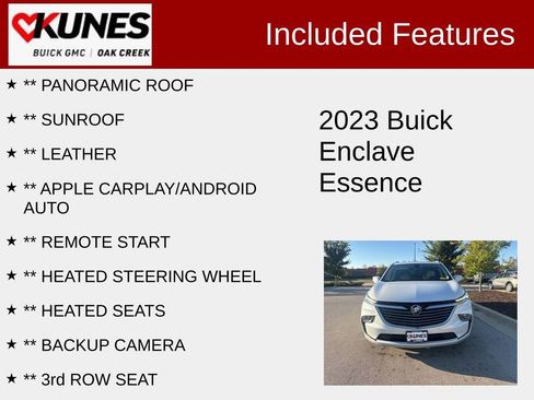 Used 2023 Buick Enclave Essence w/ Experience Buick Package image 2