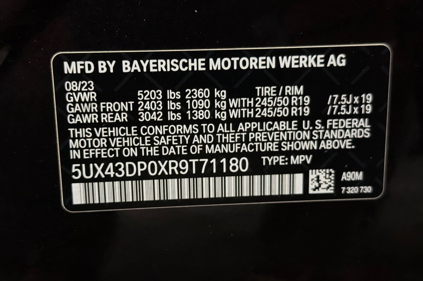 Certified 2024 BMW X3 sDrive30i w/ Convenience Package RWD image 28