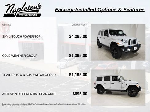 Used 2023 Jeep Wrangler Unlimited Sahara w/ Cold Weather Group AWD/4WD image 4