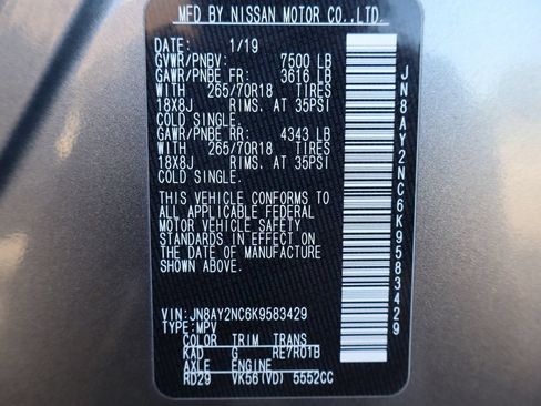Used 2019 Nissan Armada SV w/ Driver Package AWD/4WD image 46