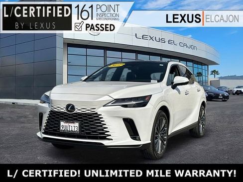 Certified 2025 Lexus RX 450h AWD w/ Luxury Package image 1