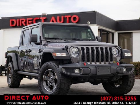 Used 2021 Jeep Gladiator Rubicon w/ Cold Weather Group AWD/4WD image 1