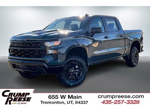 New 2026 Chevrolet Silverado 1500 Custom Trail Boss w/ Dark Appearance Package image 1