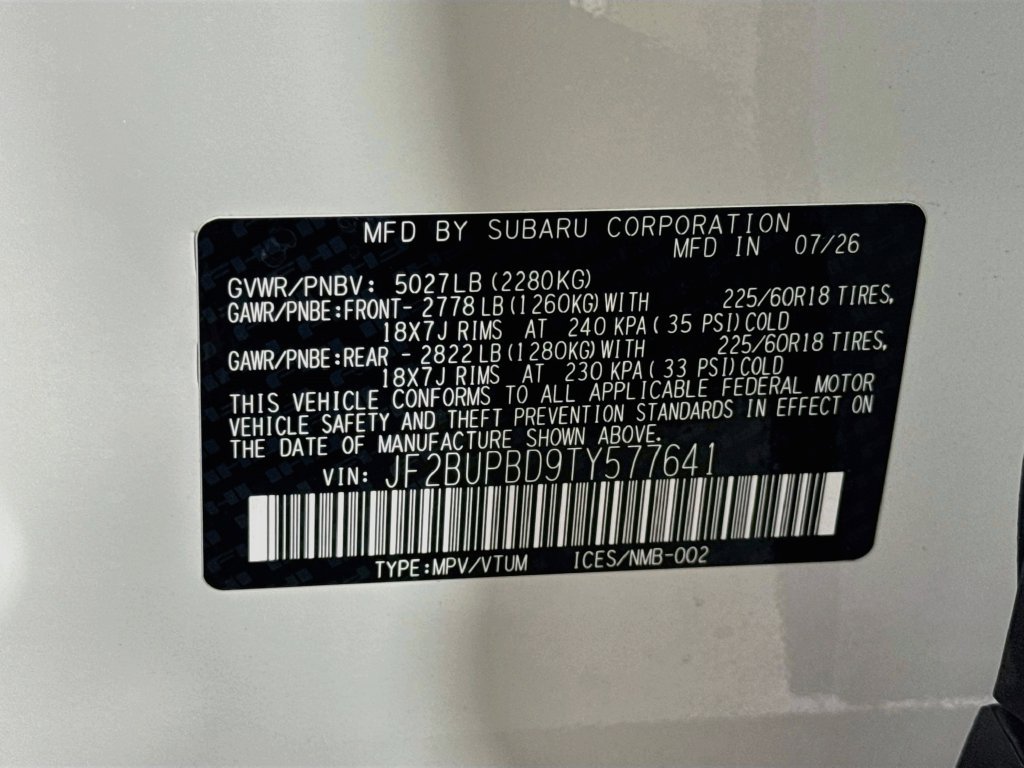 New 2026 Subaru Outback Premium AWD/4WD image 46
