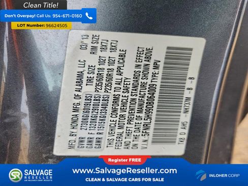 Used 2013 Honda Odyssey Touring image 17