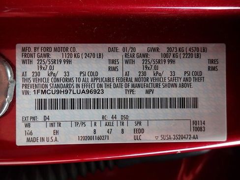 Used 2020 Ford Escape SEL image 13