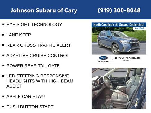 Certified 2025 Subaru Ascent Limited w/ Popular Package #1 image 12