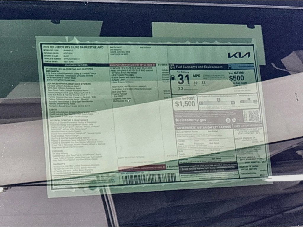 New 2027 Kia Telluride X-Line SX Prestige AWD/4WD image 25