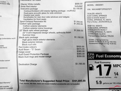 Used 2023 Audi SQ7 Premium Plus image 82