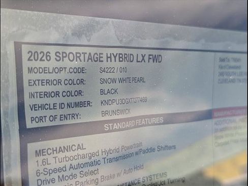 New 2026 Kia Sportage LX image 14