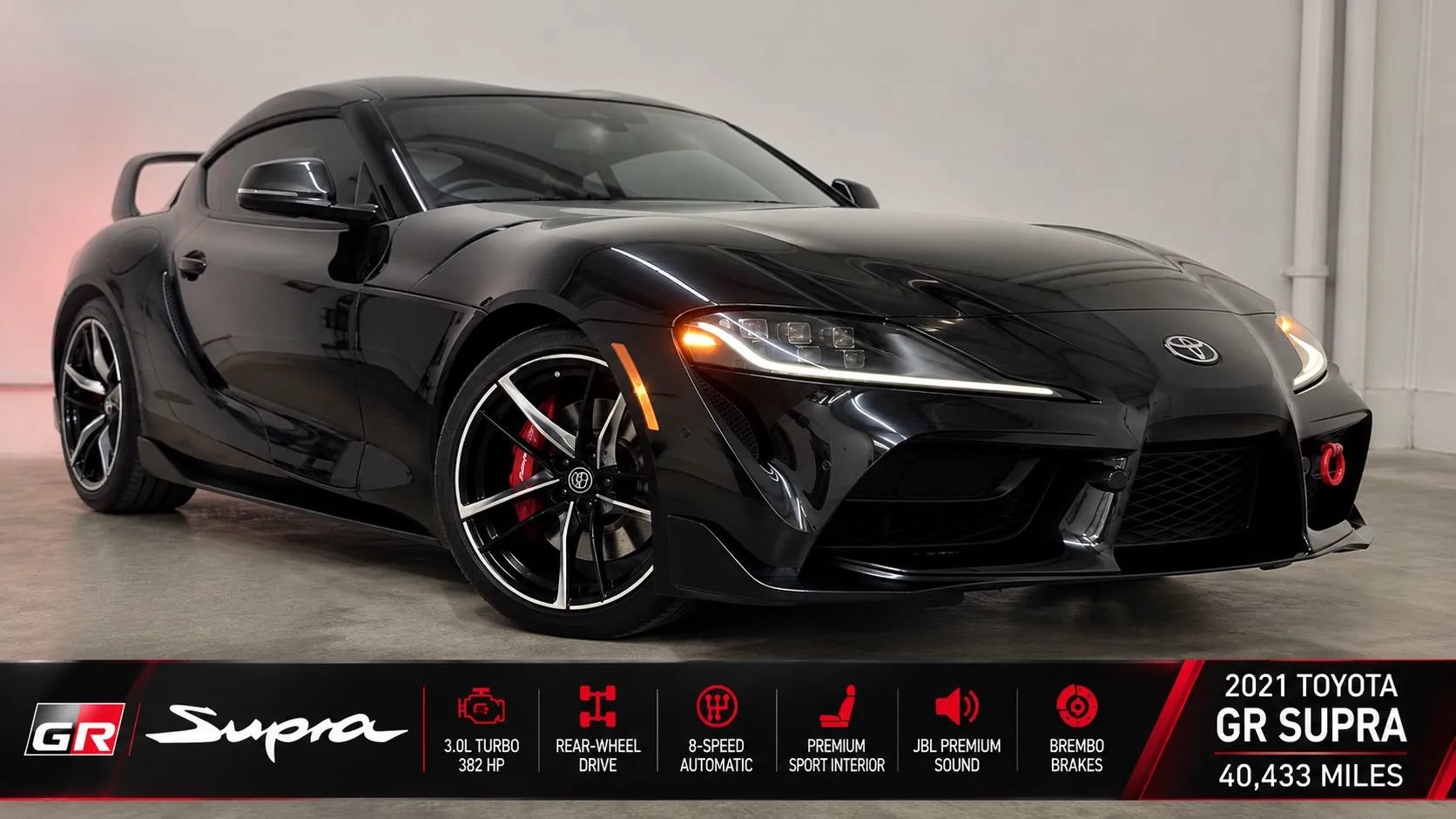 Used 2021 Toyota Supra Premium w/ Driver Assist Package RWD image 1