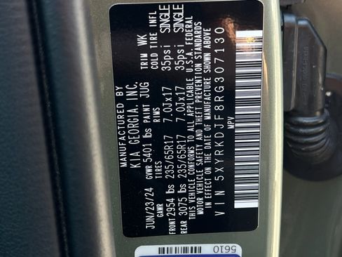 Certified 2024 Kia Sorento SX Prestige w/ Sage Leather Package image 29