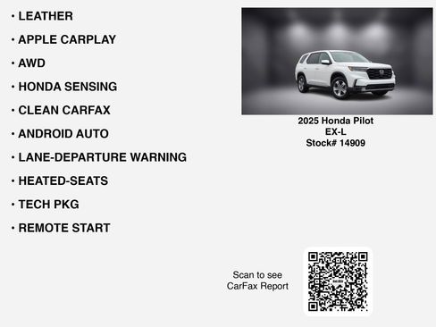 Used 2025 Honda Pilot EX-L image 7
