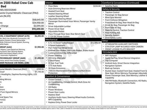 Used 2025 RAM 2500 Rebel w/ Rebel Level 2 Equipment Group image 29