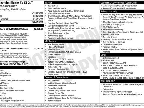 Used 2024 Chevrolet Blazer EV LT image 4