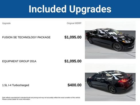 Used 2018 Ford Fusion SE w/ Equipment Group 201A image 5