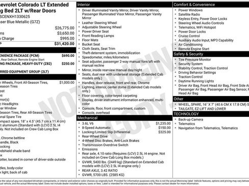 Used 2017 Chevrolet Colorado LT w/ LT Convenience Package image 10