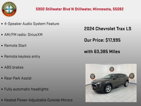 Used 2024 Chevrolet Trax LS w/ LS Convenience Package FWD image 15