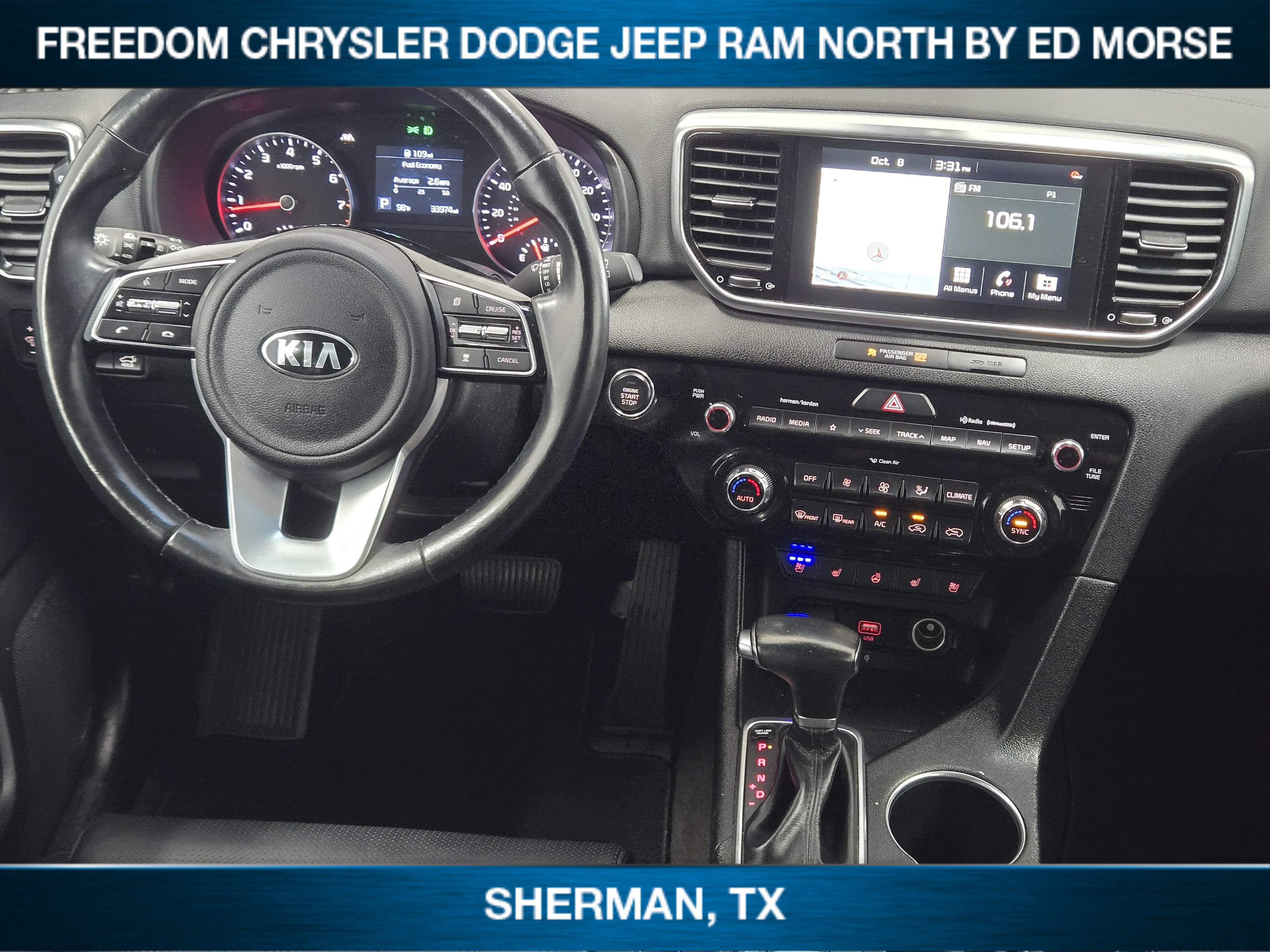 Used 2021 Kia Sportage EX w/ EX Technology Package FWD image 21