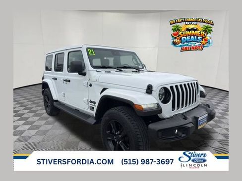 Used 2021 Jeep Wrangler Unlimited Sahara AWD/4WD image 1