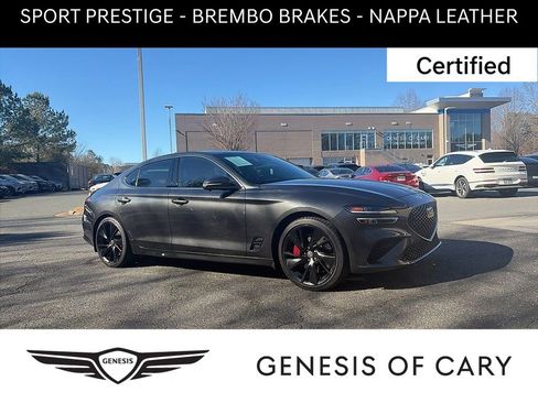 Certified 2023 Genesis G70 3.3T w/ Sport Prestige Package image 1