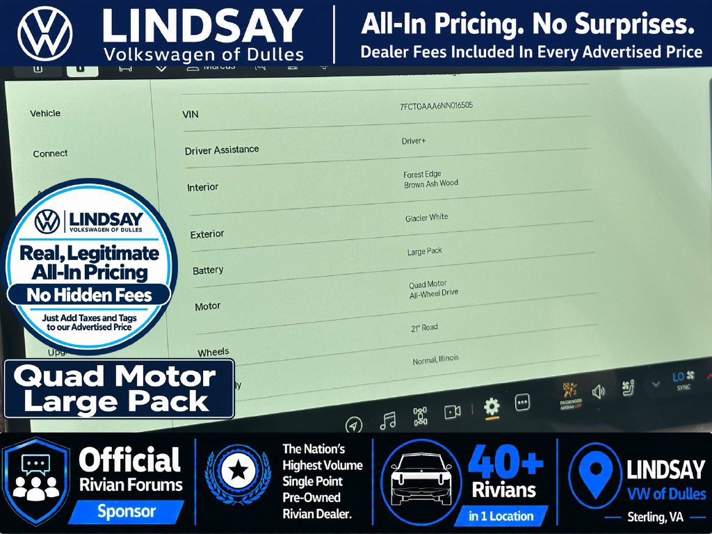 Used 2022 Rivian R1T Adventure AWD/4WD image 26