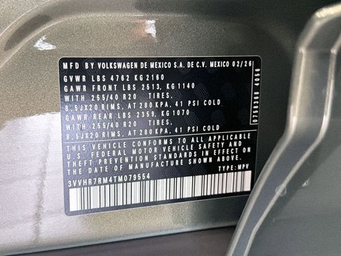 New 2026 Volkswagen Tiguan SE R-Line FWD image 20