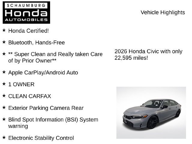 Used 2026 Honda Civic Sport image 14