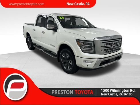 Used 2023 Nissan Titan Platinum Reserve w/ Moonroof Package AWD/4WD image 1