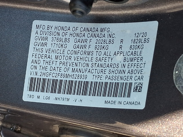 Used 2021 Honda Civic Sport image 26